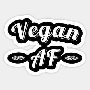 Vegan Af Sticker